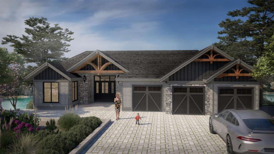 Front elevation drawing