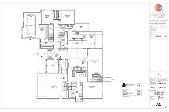 Upper floor plan