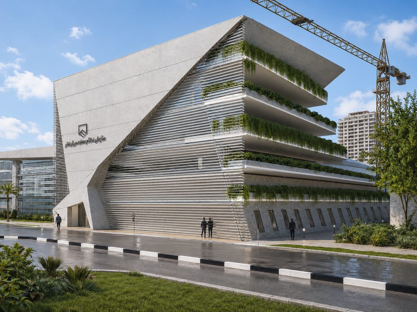 Daytime exterior showing facade proportions