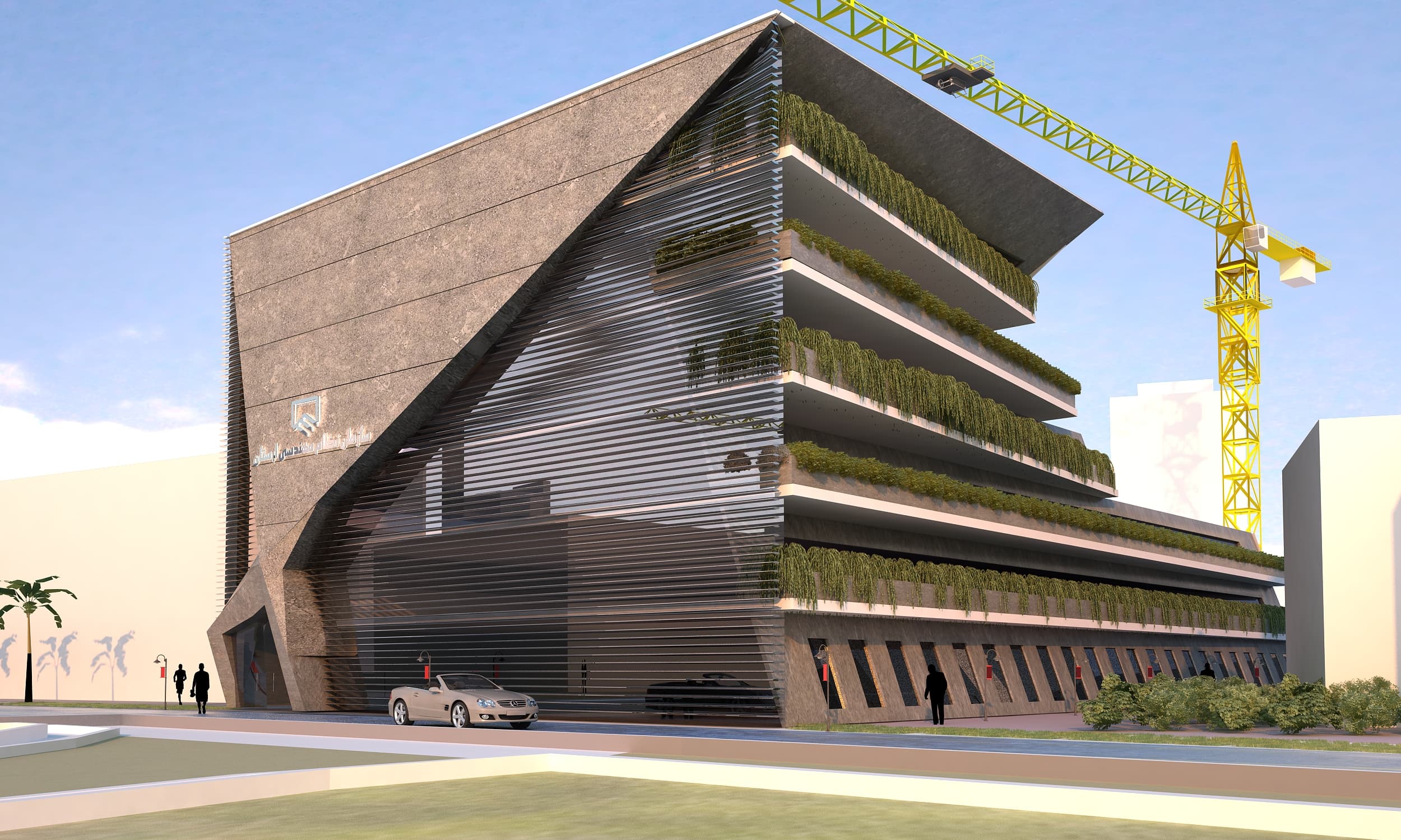 Daytime exterior showing facade proportions