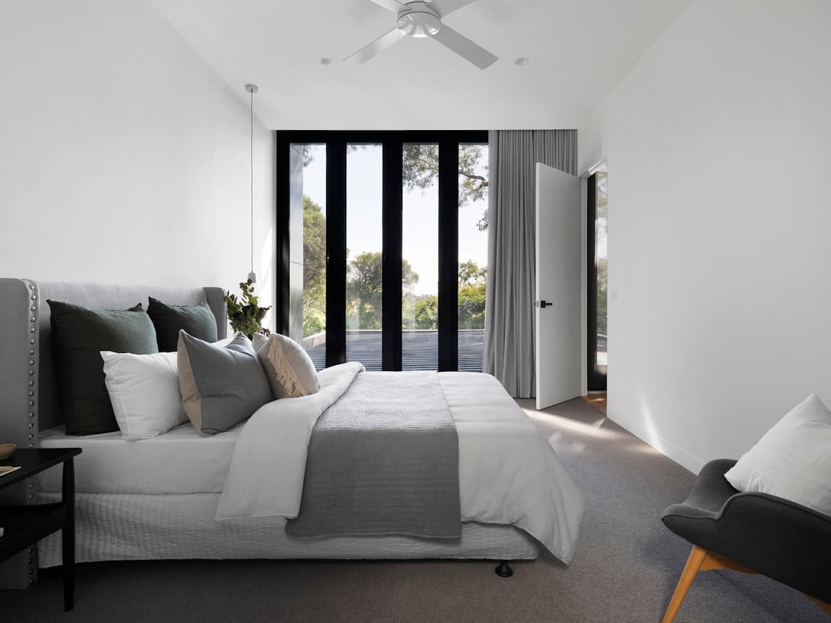 Unit section showing interior heights