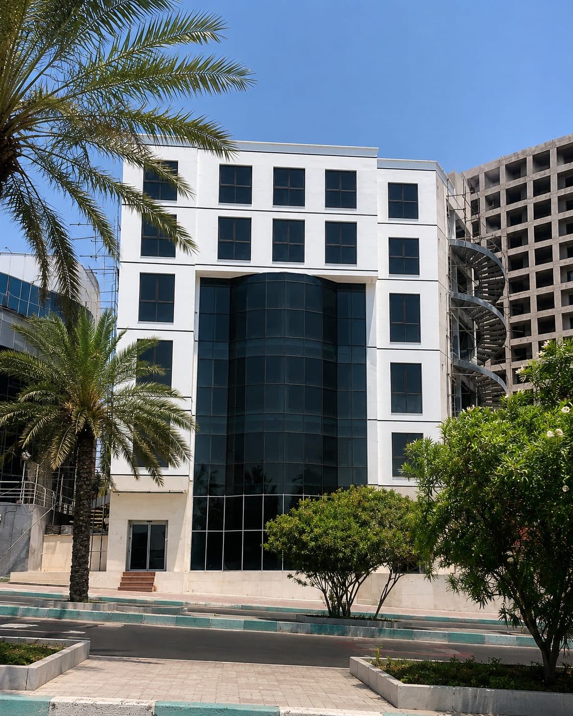 Exterior view of Shahr Bank building
