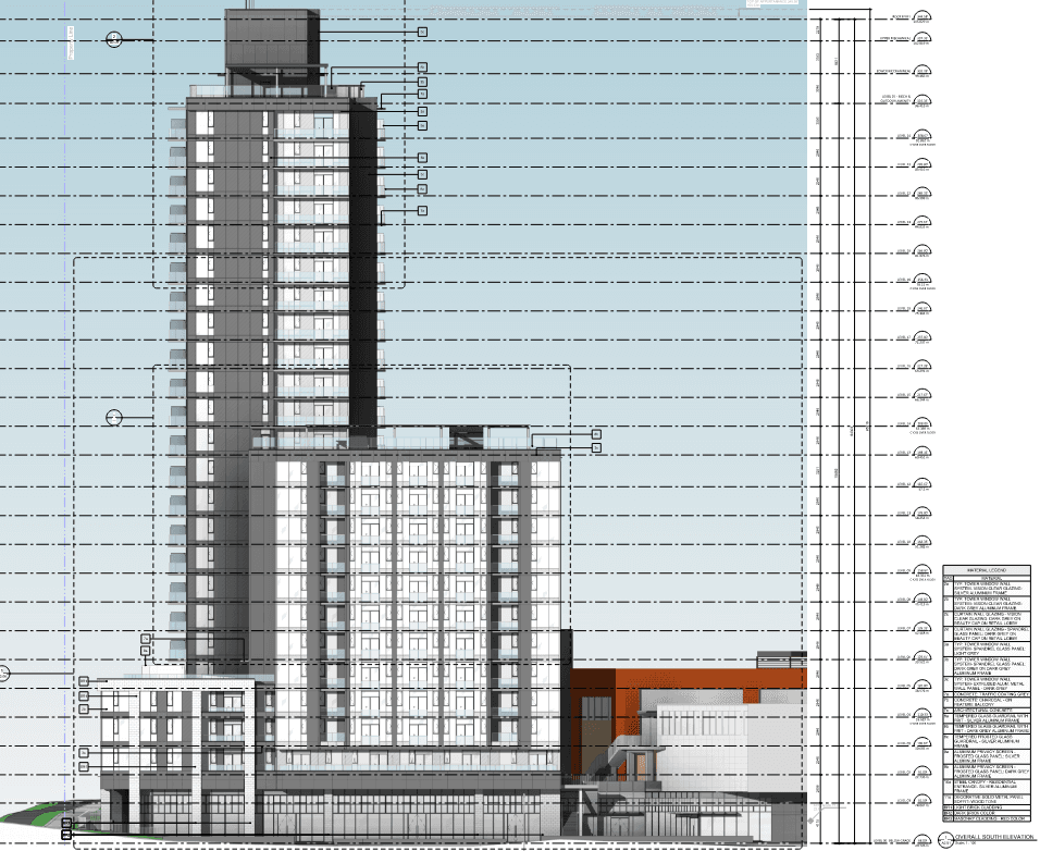 3D elevation view